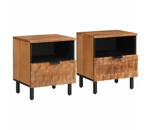 Öölambi Kapp 2 Pcs Pruun 40 X 33 X 46 Cm Tugev Mango Puu