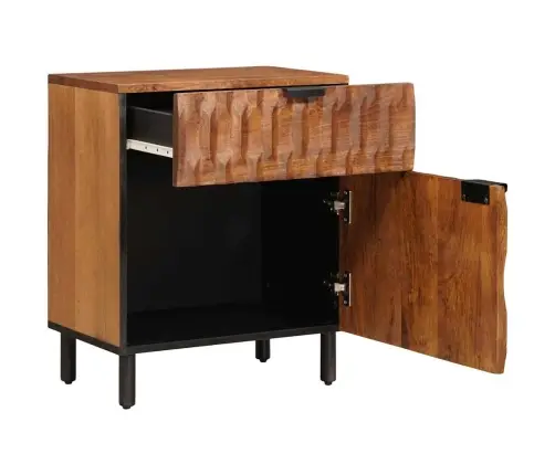 Öölambi Kapp Sahtliga Pruun 50 X 33 X 60 Cm Tugev Mango Puu