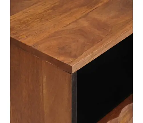 Nakts Skapītis Brūna 50 X 33 X 60 Cm Cieta Mango Koksne Vidaxl