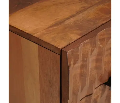 Nakts Skapītis Brūna 50 X 33 X 60 Cm Cieta Mango Koksne Vidaxl