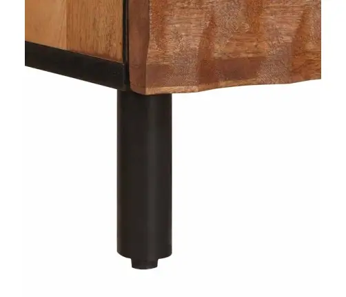 Nakts Skapītis Brūna 50 X 33 X 60 Cm Cieta Mango Koksne Vidaxl