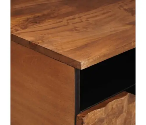 Kafijas Galdiņš Brūna 80 X 54 X 40 Cm Cieta Mango Koksne Vidaxl