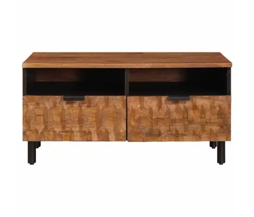 Kafijas Galdiņš Brūna 80 X 54 X 40 Cm Cieta Mango Koksne Vidaxl