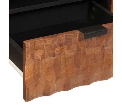 Televizora Skapīša Akācijas Brūnais Apdare 105 X 33,5 X 46 Cm Vidaxl