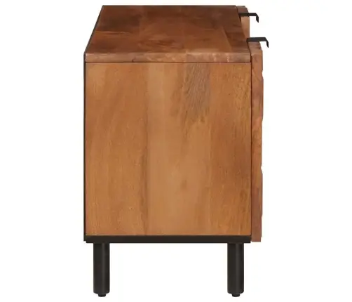 Televizora Skapīša Akācijas Brūnais Apdare 105 X 33,5 X 46 Cm Vidaxl