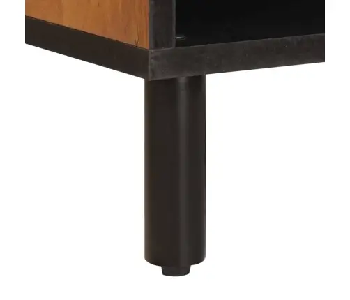 Televizora Skapīša Akācijas Brūnais Apdare 80 X 31,5 X 46 Cm Vidaxl