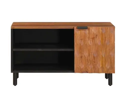 Televizora Skapīša Akācijas Brūnais Apdare 80 X 31,5 X 46 Cm Vidaxl