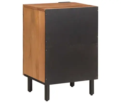 Vannitoa Kapp Riiuliga Pruun 38 X 33 X 58 Cm Tugev Mango Puu