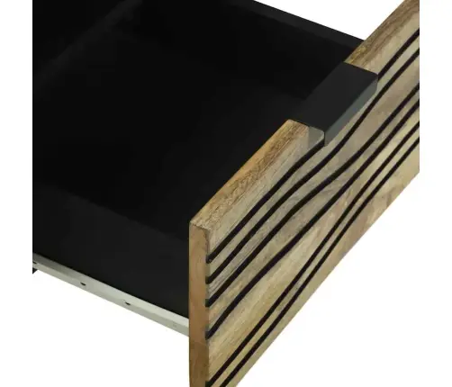 Tv Skapītis - 70X33.5X46 Cm, Ciets Mango Koks Vidaxl