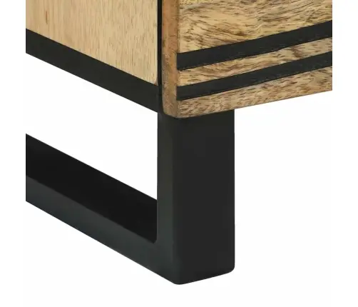 Tv Skapītis - 70X33.5X46 Cm, Ciets Mango Koks Vidaxl