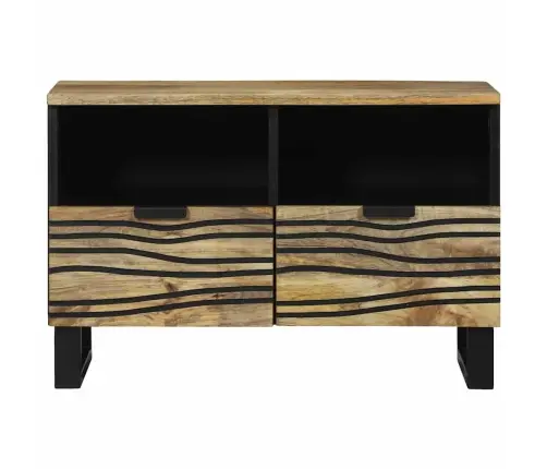 Tv Skapītis - 70X33.5X46 Cm, Ciets Mango Koks Vidaxl