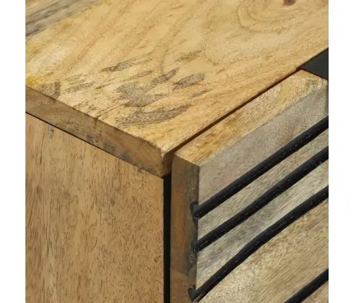 Pusdienu Skapītis 60X33.5X75 Cm No Cietā Mango Koka Vidaxl