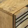Pusdienu Skapītis 60X33.5X75 Cm No Cietā Mango Koka Vidaxl