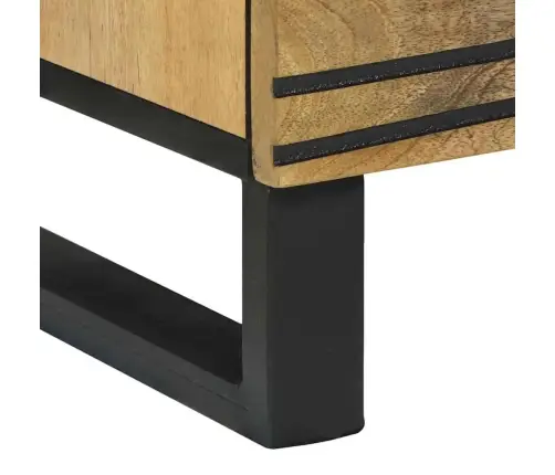 Pusdienu Skapītis 60X33.5X75 Cm No Cietā Mango Koka Vidaxl