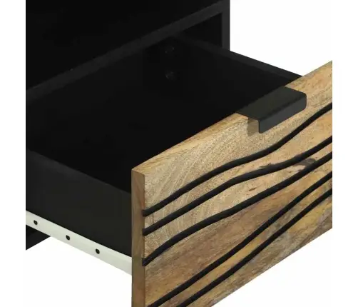 Naktsgaldi, 2 Gab. Komplekts, 40 X 33 X 46 Cm, Izgatavoti No Masīvkoka Mango Vidaxl