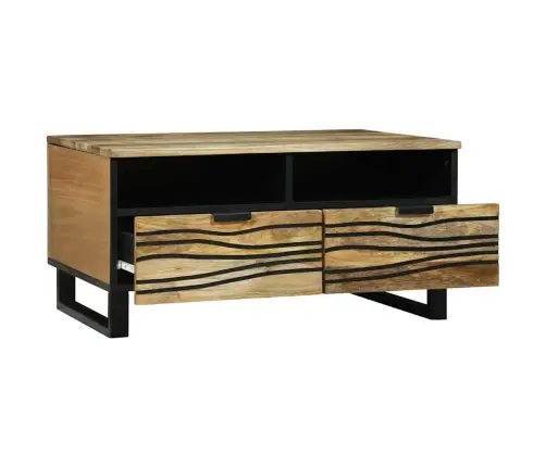 Kafijas Galdiņš - 80 X 54 X 40 Cm - Ciets Mango Koks Vidaxl