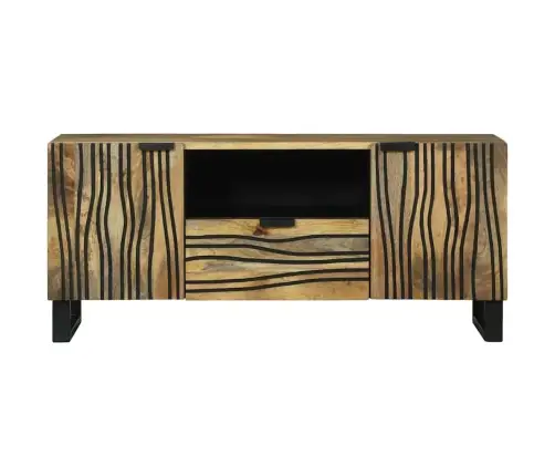 Tv Statīvs - 105 X 33.5 X 46 Cm, Izgatavots No Masīva Mango Koka Vidaxl