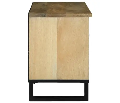 Mediju Uzglabāšanas Skapis Ar Atvilktni Ar Plauktu Brūna 80 X 33.5 X 46 Cm Vidaxl