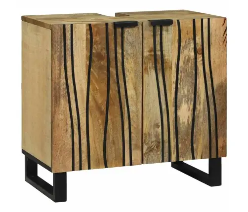 Vonios Kriauklės Spinta Ruda 62 X 33 X 58 Cm Apdirbta Mediena