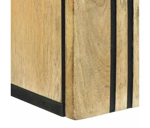 Vannasistabas Sienas Skapītis - 38 X 33.5 X 48 Cm, Izgatavots No Cieta Un Inžinierijas Koka. Vidaxl