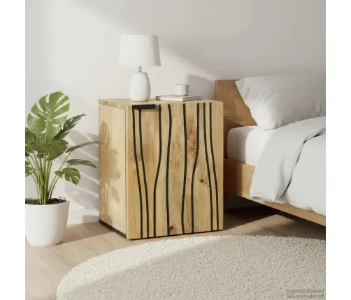 Vannasistabas Sienas Skapītis - 38 X 33.5 X 48 Cm, Izgatavots No Cieta Un Inžinierijas Koka. Vidaxl