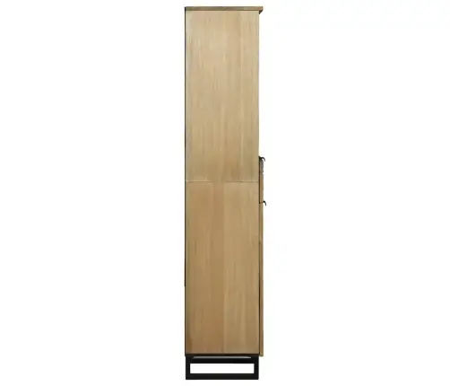 Vannas Istabas Skapītis 38X33.5X160 Cm Cietā Mango Kokā Vidaxl