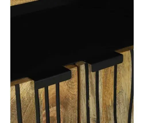 Sānu Galds 60X33.5X75 Cm - Masīvkoka Mango Vidaxl