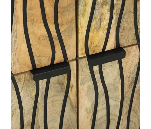 Skapītis 60 X 33.5 X 75 Cm - Izgatavots No Mango Masīvkoka Un Inženierijas Koka Vidaxl