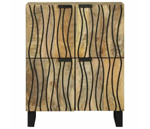 Skapītis 60 X 33.5 X 75 Cm - Izgatavots No Mango Masīvkoka Un Inženierijas Koka Vidaxl