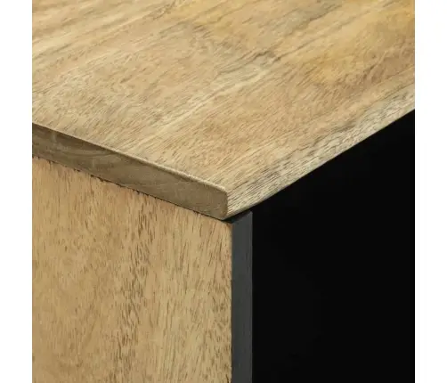 Sānu Skapītis – 80X33.5X75 Cm, No Cieta Mango Koka Vidaxl