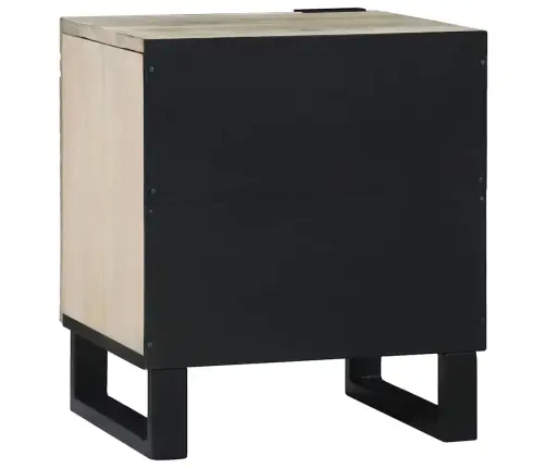 Nakts Skapīši 2 Pcs Dabiska 40 X 33.5 X 46 Cm Vidaxl