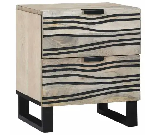 Nakts Skapīši 2 Pcs Valriekstu Koks 40 X 33.5 X 46 Cm Vidaxl