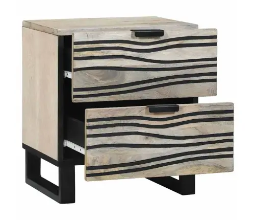 Nakts Skapīši 2 Pcs Valriekstu Koks 40 X 33.5 X 46 Cm Vidaxl