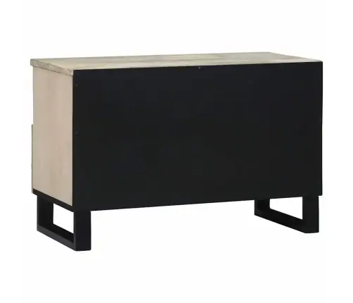 Izklaides Centri Un Tv Statīvi Balts Un Melns 70 X 33.5 X 46 Cm Vidaxl