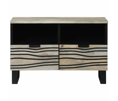 Izklaides Centri Un Tv Statīvi Balts Un Melns 70 X 33.5 X 46 Cm Vidaxl