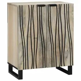 Kabalas Balta 60 X 33.5 X 75 Cm Mango Medienos Masyvas