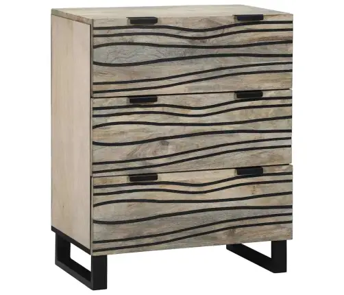 Kõide Sahtliga Valge 60 X 33.5 X 75 Cm Mangopuit