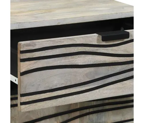 Nakts Skapīši Ar Atvilktni Balts Un Melns 50 X 33 X 60 Cm Vidaxl