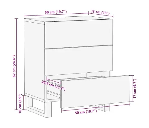 Nakts Skapīši Ar Atvilktni Balts Un Melns 50 X 33 X 60 Cm Vidaxl
