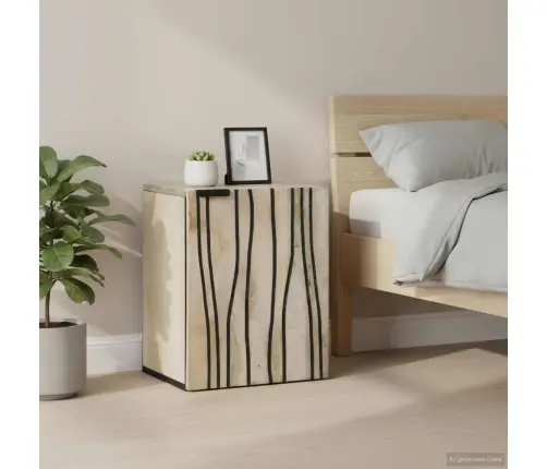 Izlietnes Skapītis Ar Plauktu Ar Uzglabāšanu Ar Durvīm Brūna 38 X 33.5 X 48 Cm Vidaxl