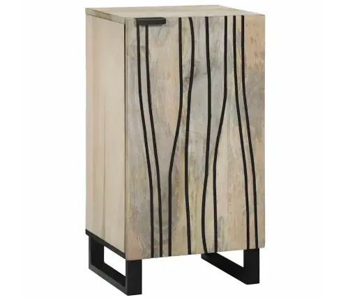 Külglaud Valge 40 X 33 X 75 Cm Mangopuit Külglaud Valge 40 X 33 X 75 Cm Mangopuit