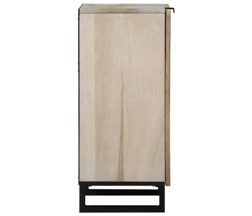 Külglaud Valge 40 X 33 X 75 Cm Mangopuit Külglaud Valge 40 X 33 X 75 Cm Mangopuit