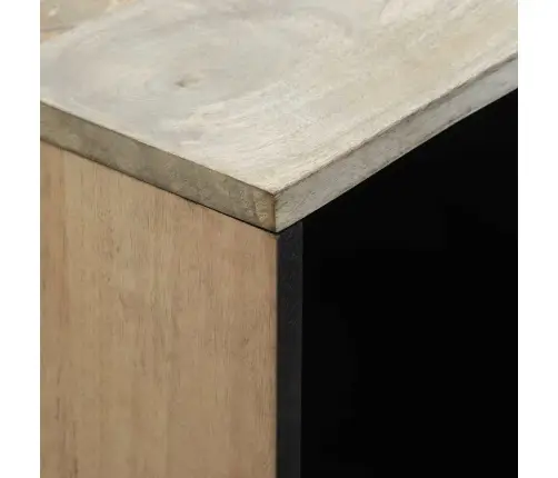 Mediju Uzglabāšanas Skapji Un Plaukti Ar Plauktu Balts Un Melns Vidaxl