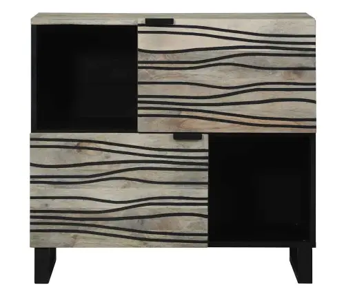 Mediju Uzglabāšanas Skapji Un Plaukti Ar Plauktu Balts Un Melns Vidaxl