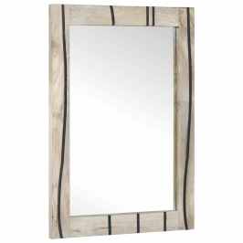 Vannas Istabas Spogulis Ar Spoguli Brūna 50 X 2.5 X 70 Cm Vidaxl