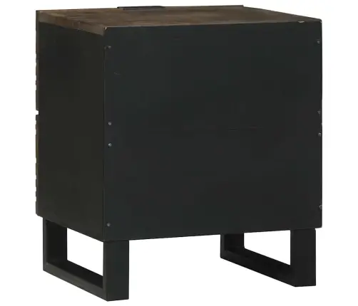 Šalia Lovos Spintelė Su Stalčių 2 Pcs Graikinis Riešutmedis