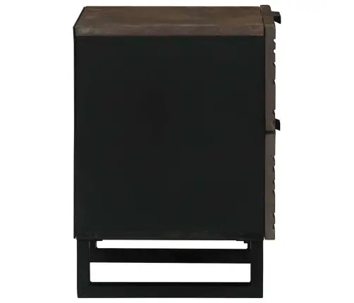 Šalia Lovos Spintelė Su Stalčių 2 Pcs Graikinis Riešutmedis