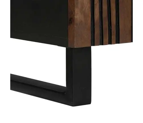 Tv Skapis, 105 X 33.5 X 46 Cm, Izgatavots No Cietas Mango Koksnes. Vidaxl