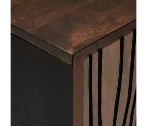 Tv Skapis, 105 X 33.5 X 46 Cm, Izgatavots No Cietas Mango Koksnes. Vidaxl