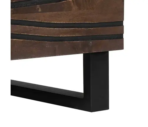 Kafijas Galdiņš 80 X 50 X 40 Cm - Masīvkoks No Mango Un Inženierkoks Vidaxl